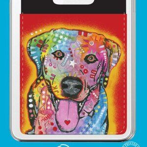 Enjoy It LLC,  Labrador Phone Pocket by Dean Russo – Stick-On Card Holder – New